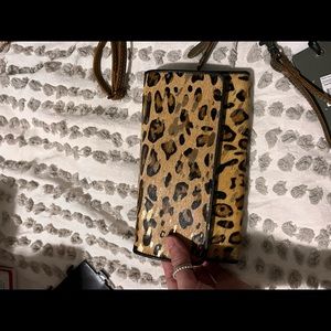 Myra hair on hide wallet